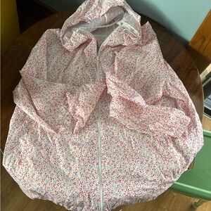 Columbia Pink and White Hooded Jacket